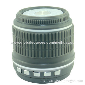 Mini Portable Wireless Bluetooth Stereo Speaker, TF Card Slot and Microphone, 600mAh Lithium Battery